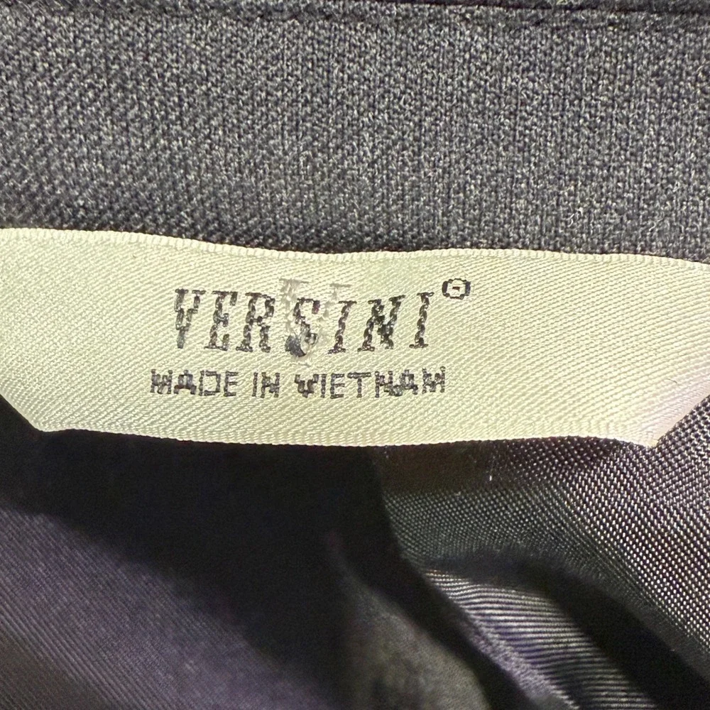 VERSINI‎ Men's 44R Charcoal Grey 100% Wool Blazer Suit Jacket Made in Vietnam